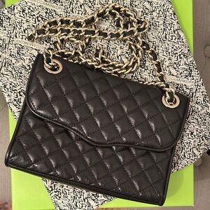 Rebecca Minkoff Black Quilted Shoulder Bag